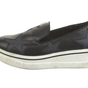 Stella McCartney Binx Stars Slip-On Platform Sneaker,Black, Womens Size 11/41
